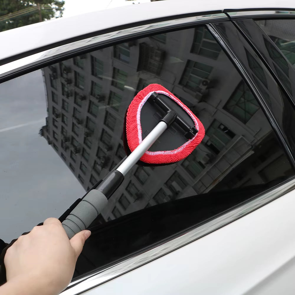 Effortless Window Cleaning with the Telescopic Microfiber Car Window Cleaner - Your Ultimate Mist Eliminator!