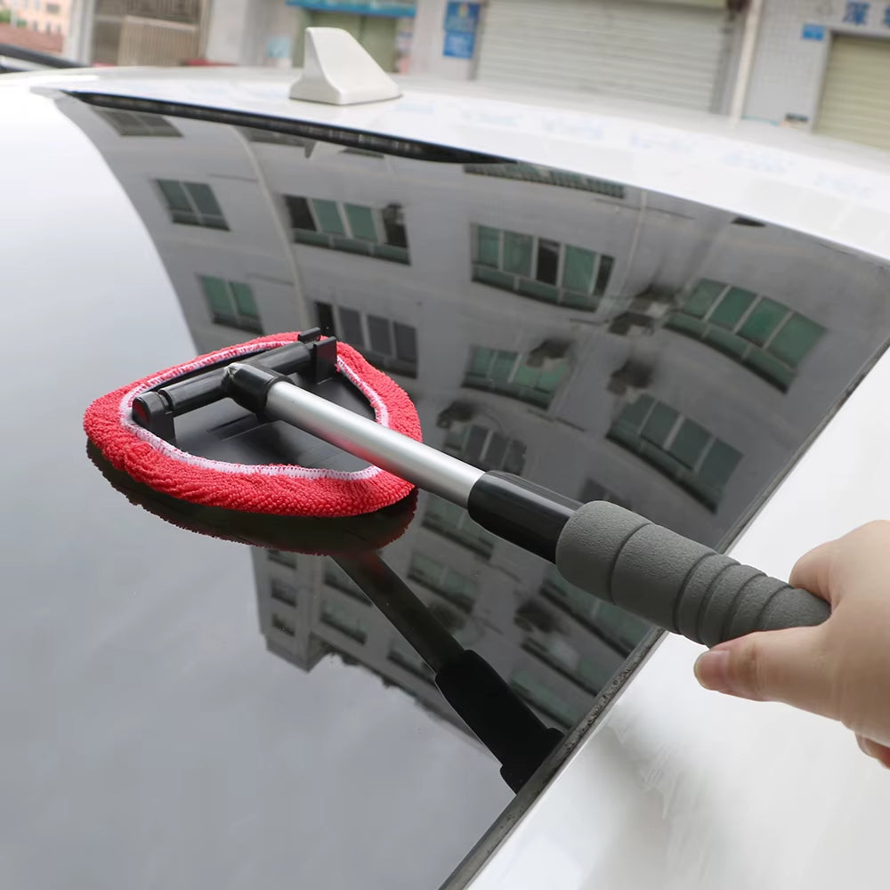 Effortless Window Cleaning with the Telescopic Microfiber Car Window Cleaner - Your Ultimate Mist Eliminator!