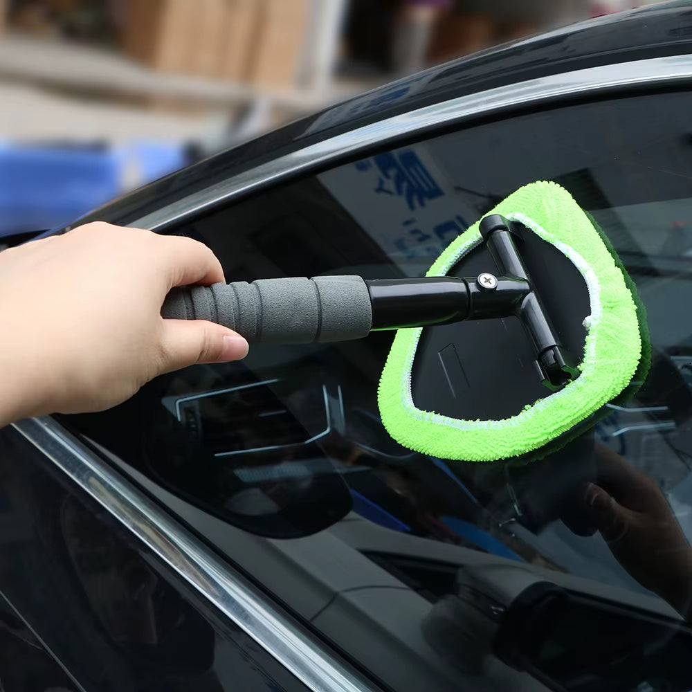 Effortless Window Cleaning with the Telescopic Microfiber Car Window Cleaner - Your Ultimate Mist Eliminator!